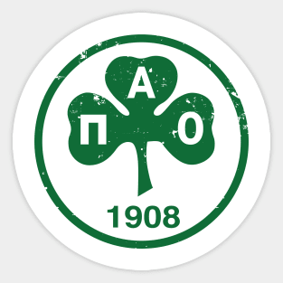 1908 Panathinaikos Athens Football Vintage Sticker